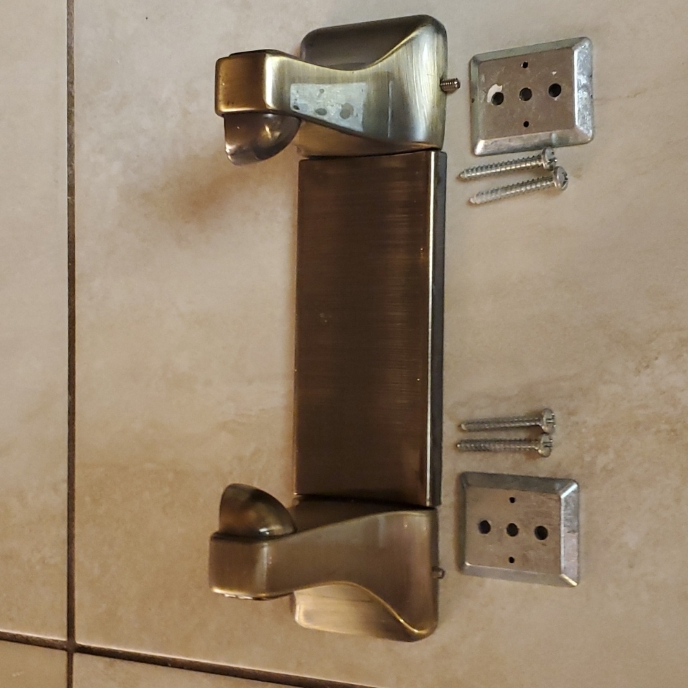 Antique Brass Toilet Paper Holder